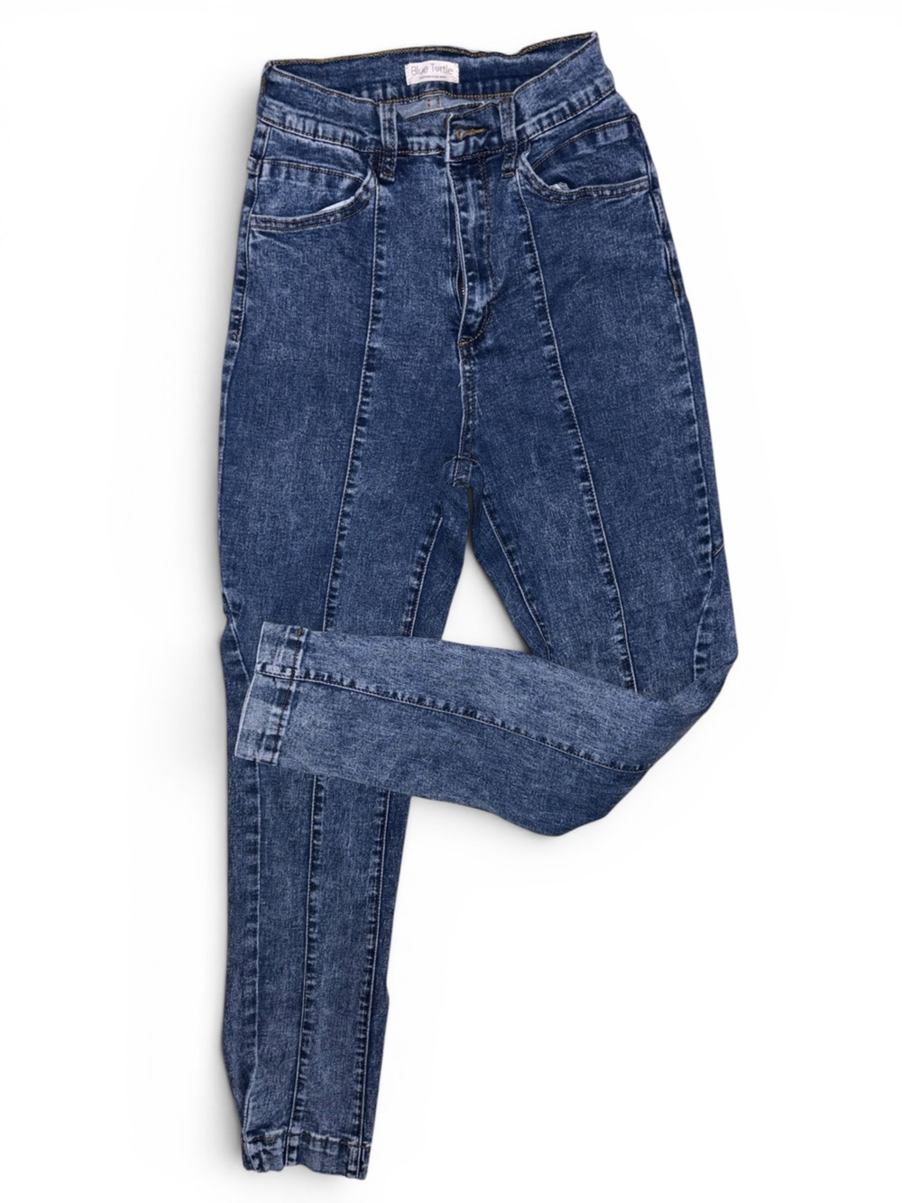 Dark Blue Denim Jeans - Picture 3 of 5
